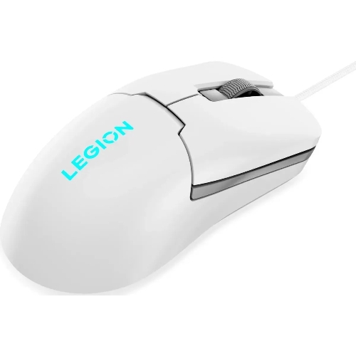 Мышь проводная Lenovo Legion M300s белый, 8000 dpi, USB, кнопки - 6