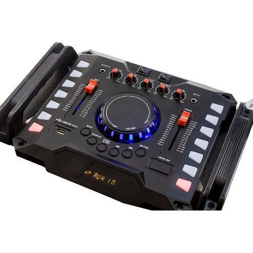 Минисистема SUPRA SMB-2150 черный 1200Вт FM USB BT SD (в комплекте: активн.+пассив.колонки)