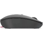 Мышь беспроводная Lenovo Go серый, 2400 dpi, радиоканал, USB-C, кнопки - 3