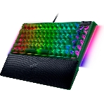 Клавиатура Razer BlackWidow V4 75% Orange Switch Phantom Green Edition проводная, USB Type-A, зелёный