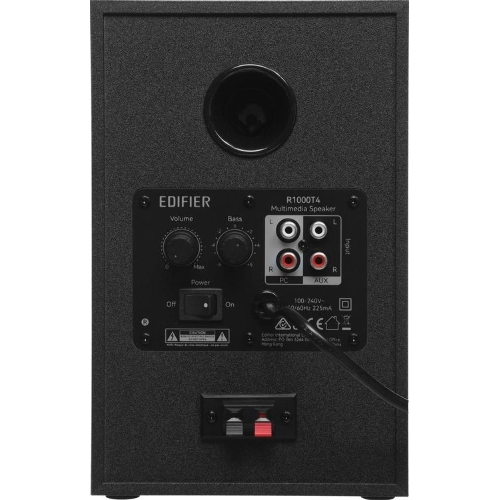 Колонки Edifier R1000T4 Wood черный (24W)