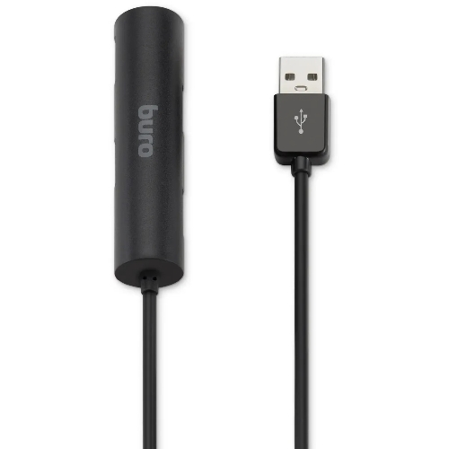 USB-концентратор Buro BU-HUB4-0.5R-U2.0, USB 2.0, USB 4 порта, USB