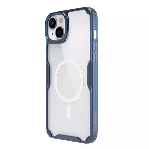 Чехол Nature TPU Pro Magnetic Case, синий, (AP IP15)