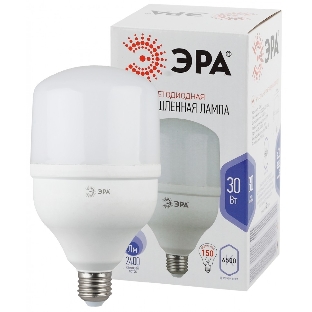 Лампа светодиодная высокомощная ЭРА POWER 30W-6500-E27 2400 лм