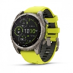 Смарт-часы Garmin Fenix 8 Solar Sapphire титановый угольно-серый DLC, черный 51мм
