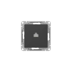 Механизм розетки RJ45 (cat5) EKF UP1-SOB-RJ45-5 черный Эпика