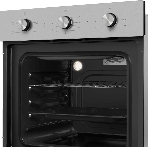 Шкаф духовой электрический Maunfeld AEOC6040S, 60л, дверца с 3 стеклами, нержавеющая сталь