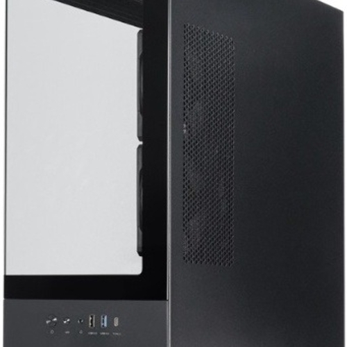 Компьютерный корпус Chieftec Vista черный без БП ATX 3x120мм 1xUSB2.0 1xUSB3.0 1xUSB3.1 audio bott PSU