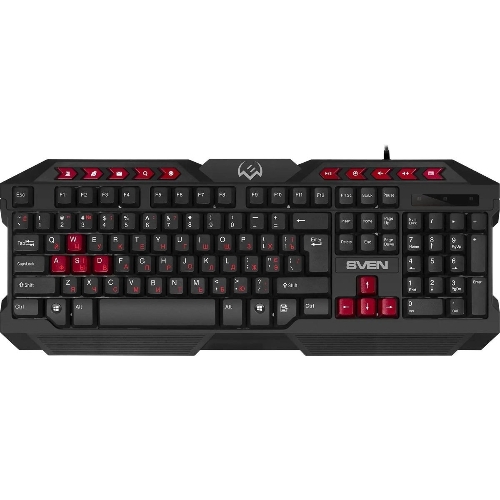 Комплект клавиатура + мышь SVEN GS-9200 игровые клавиатура, мышь и коврик