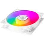 Вентилятор для корпуса Silverstone VISTA 120 ARGb белый, 120 мм, 2000 об/мин, 30.6 дБ, 4 pin