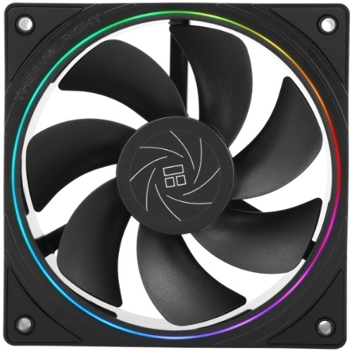 Кулер для корпуса Thermalright TL-S12R Reverse (120x120x25mm, 4-pin PWM, ARGB, 47.6CFM, 23.2dBA, 1500RPM, черный)