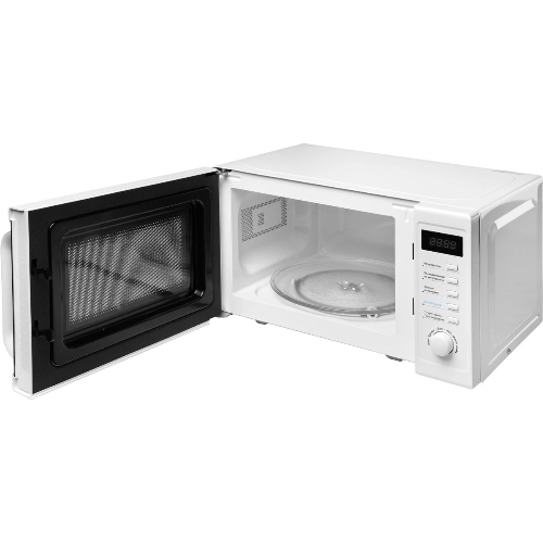 Микроволновая печь Midea AM820CUK-W белый, 20 л, 800 Вт, переключатели - кнопки, поворотный механизм