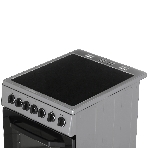 Плита электрическая Beko FFSE57114GS серебристый, конфорок 4 шт, духовка 55 л, 50 см x 85 см x 60 см