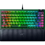 Клавиатура Razer BlackWidow V4 75% Orange Switch Phantom Green Edition проводная, USB Type-A, зелёный