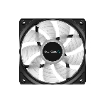 Вентилятор для корпуса DEEPCOOL RF120W DP-FLED-RF120-WH черный 120мм 1300rpm 22db 4-pin