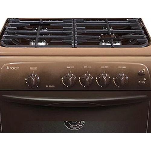 Плита газовая Gefest CG 60MC6 K83 коричневый, конфорок 4 шт, духовка 63 л, 60 см x 85 см x 60 см
