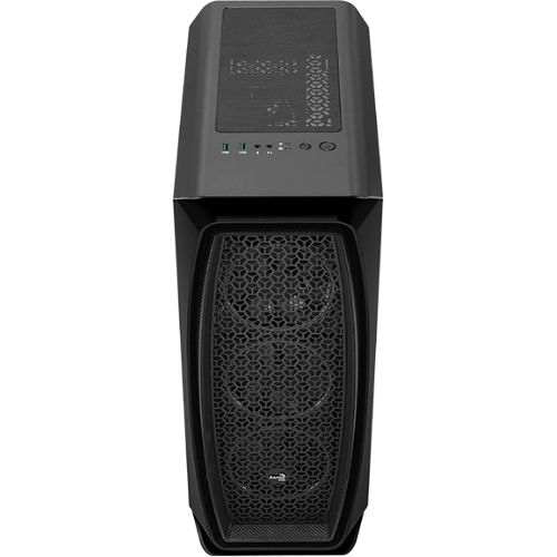 Компьютерный корпус Aerocool/Formula Aero One Eclipse-G-BK-v1 черный без БП ATX 4x120мм 2xUSB 3.0 audio