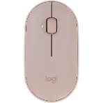 Мышь беспроводная Logitech Pebble M350 розовый, 1000 dpi, радиоканал, Bluetooth, USB, кнопки - 3