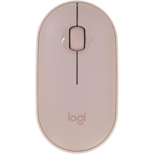 Мышь беспроводная Logitech Pebble M350 розовый, 1000 dpi, радиоканал, Bluetooth, USB, кнопки - 3