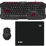 Комплект клавиатура + мышь SVEN GS-9200 игровые клавиатура, мышь и коврик