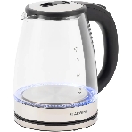 Чайник электрический Starwind SKG4777 1.8 л, 2000 Вт, черный/прозрачный (корпус: стекло)
