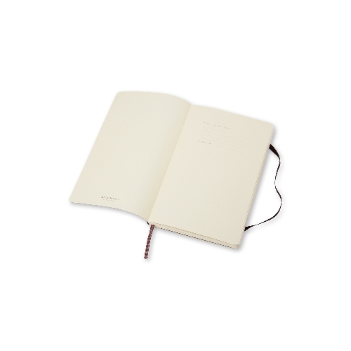Блокнот Moleskine CLASSIC SOFT QP617 Large 130х210мм, 192 страниц, клетка, мягкая обложка, черный