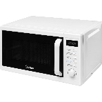 Микроволновая печь Midea AM820CUK-W белый, 20 л, 800 Вт, переключатели - кнопки, поворотный механизм