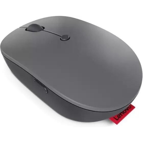 Мышь беспроводная Lenovo Go серый, 2400 dpi, радиоканал, USB-C, кнопки - 3