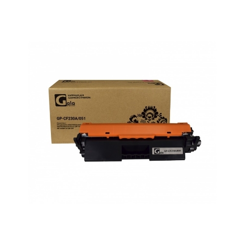 Картридж лазерный GalaPrint GP-CF230A/051 (№30A) черный (1600 стр.) для HP LaserJet Pro M203/M203dn/M203dw/M227/M227fdn/M227fdn/M227sdn/Canon LBP-160/LBP-162/MF-260/MF-264/MF-267/MF-269