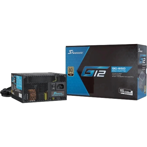 Блок питания Seasonic ATX 850W G12 GC-850 80+ gold (20+4pin) APFC 120мм fan 6xSATA RTL