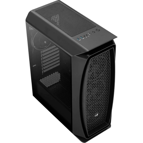 Компьютерный корпус Aerocool/Formula Aero One Eclipse-G-BK-v1 черный без БП ATX 4x120мм 2xUSB 3.0 audio