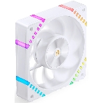 Вентилятор для корпуса JONSBO HF2-120WR Reverse (120x120x25мм, 4-pin PWM, ARGb, 63.3CFM, 29.5dBA, 2200RPM, белый)