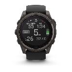 Смарт-часы Garmin Fenix 8 Solar Sapphire титановый угольно-серый DLC, черный 51мм