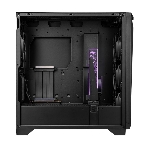 Компьютерный корпус MSI MPG GUNGNIR 300P AIRFLOW Midi Tower, EATX, 2xUSB 3.2 Gen 1, 1xUSB 3.2 Gen2 Type-C, 4x120мм PWM black Fan, 1x80мм Fan, 2x 6015 Fan, MPG PCI-E 4.0 X16 RISER CABLE, Tempered Glass Window