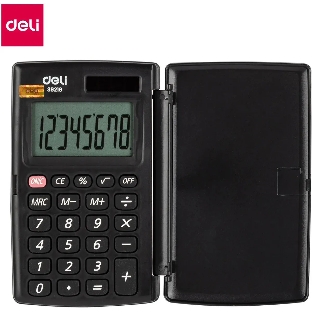 Калькулятор карманный Deli E39219 серый 8-разр.