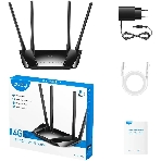 Роутер беспроводной Cudy LT400 N300 10/100BASE-TX/4G cat.4 черный