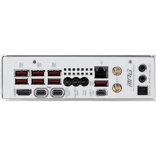 Материнская плата MSI MPG Z890I EDGE TI WIFI, LGA 1851, Intel Z890, 2xDDR5, 2xSATA, 4xM.2, 1xPCIe 5.0 x16, 1xHDMI, 2xThunderbolt 4, 1xUSB-C, 1x 5Gb LAN, 7xUSB-A 10Gbps, 2xUSB-A 5Gbps, 1xUSB-C 20Gbps, 7.1, 2x3.5 мм, TOSLINK, Mini-ITX