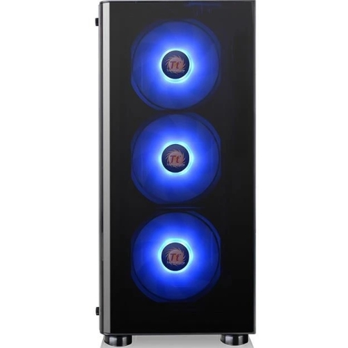 Компьютерный корпус V200 TG RGb CA-1K8-00M1WN-01 Black/Win/SPCC/Tempered Glass*1/120мм RGb Fans*3 + 120мм Standard Fan*1/MB Sync