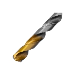 Сверло спиральное по металлу Denzel 12 x 205 мм, Р6М5, Golden Tip, удлиненное