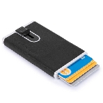 Чехол для кредитных карт Piquadro Black Square PP4825B3R/N черный натур.кожа
