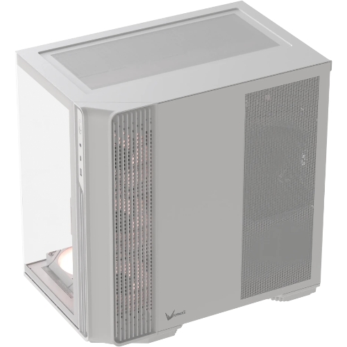 Компьютерный корпус Formula V Line Crystal Z7 PA White, ATX, TYPE-C*1, USB3.0*1, Front+Side Glass, SIDE 3x PERFORMANCE ARGB, REAR 2x PERFORMANCE ARGB