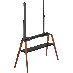 Подставка для телевизора Cactus CS-ST3647BKWN черный/орех, 49