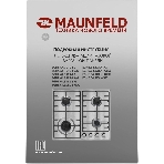 Газовая варочная панель Maunfeld EGHE.64.3STS-EB/G, 4 конфорки, эмалированная сталь, черный