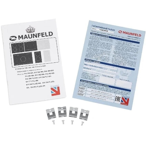 Индукционная варочная панель Maunfeld EVI.292-WH, конфорок: 2 шт., закаленное стекло, независимая, белый