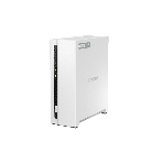 Сетевое хранилище SMB QNAP TS-133 NAS 1 HDD tray. ARM 4-core Cortex-A55 1.8GHz, ram 2 Gb (max), 1x1GbE, 1xUSB 2.0 port,1xUSB 3.2 Gen 1
