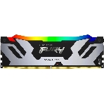 Оперативная память Kingston Fury Renegade, DDR5, 48Gb (1x48Gb), 6000MHz, CL32, DIMM, с радиатором, RGB, cеребристый/черный