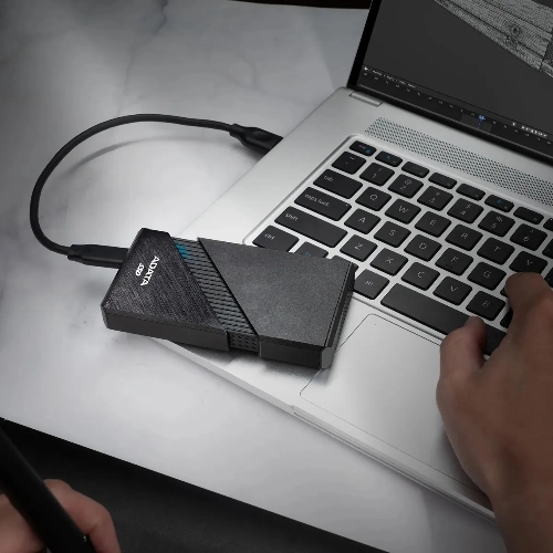 Внешний SSD ADATA SE920, 1Tb, USB 4 Type-C, R/W 3800/3700, черный