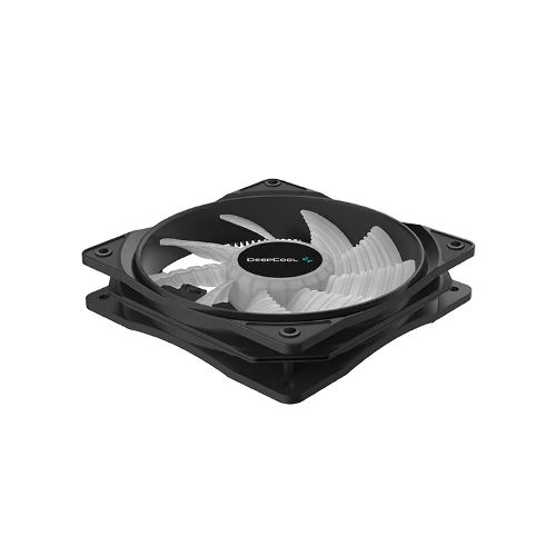 Вентилятор для корпуса DEEPCOOL RF120W DP-FLED-RF120-WH черный 120мм 1300rpm 22db 4-pin