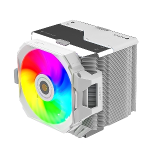 Кулер для процессора Alseye i600-W белый, 120 мм, алюминий/медь, 2300 об/мин, 37.8 дБ, 4 pin, 265 Вт, 160 мм