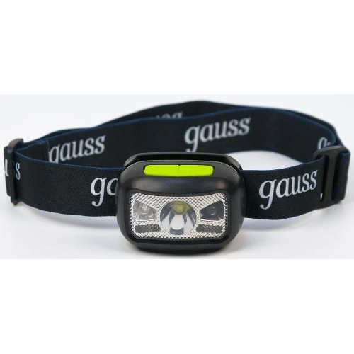 Фонарь налобный Gauss GFL402 3W 220lm Li-ion 1200mА·ч LED
